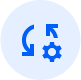 Icon representing browser fingerprinting technology and anti-detection features in the comparison.