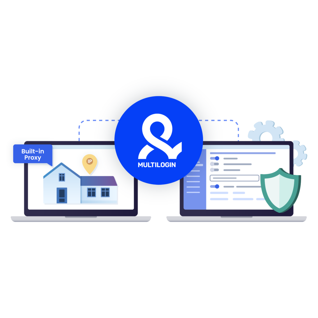 Use proxies and browser from the same provider with Multilogin for more safety.