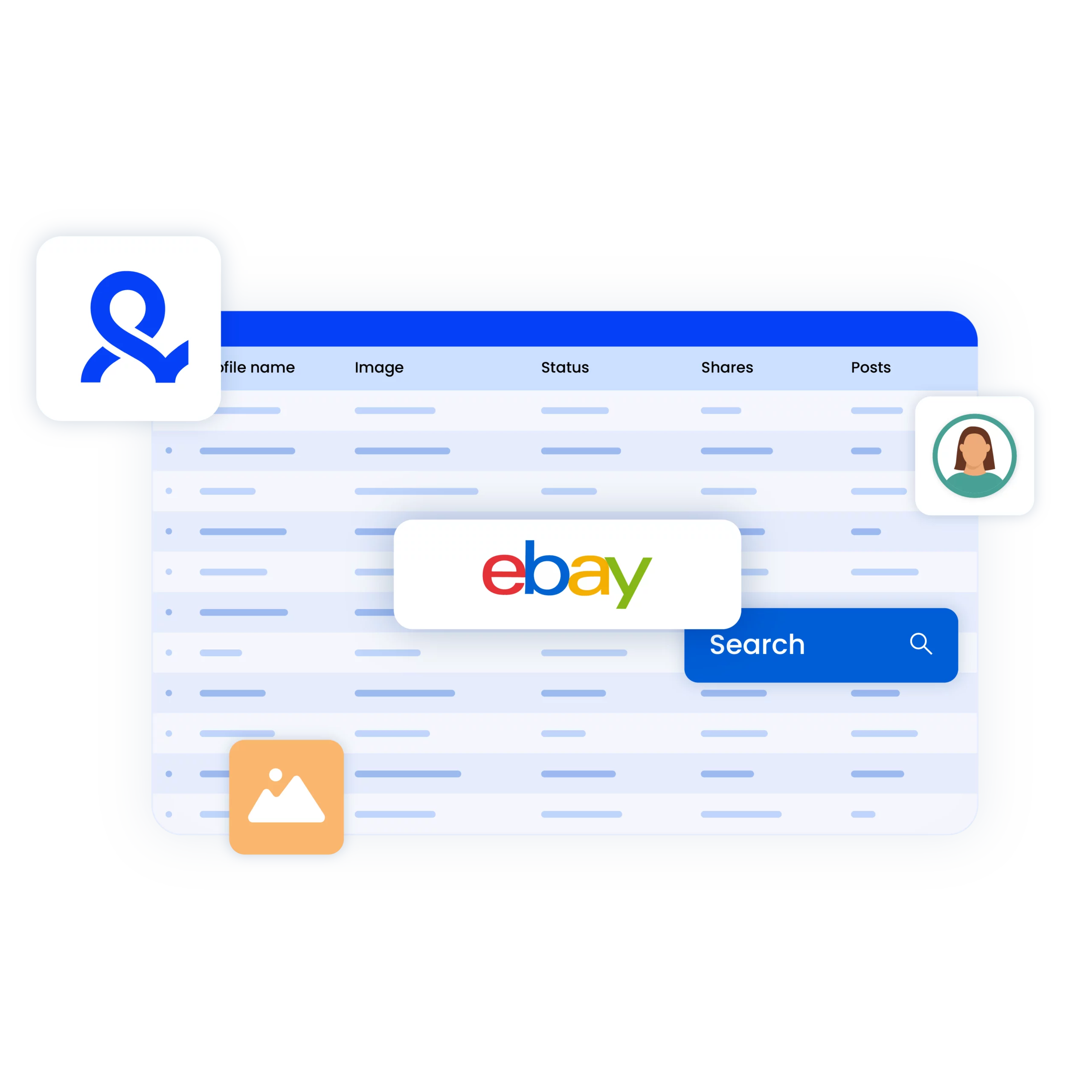 Image illustrating how Multilogin’s antidetect browser and premium ebay proxy sites help protect eBay accounts from bans.