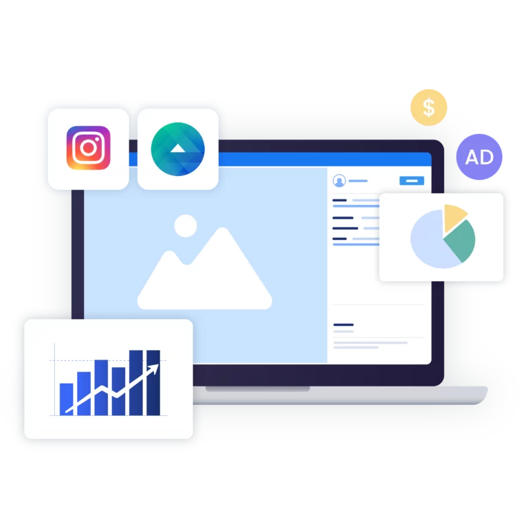 Imagem ilustrando como os proxies do Instagram Multilogin simplificam o gerenciamento de múltiplas contas, ajudando você a expandir sua presença sem o risco de banimentos ou restrições.