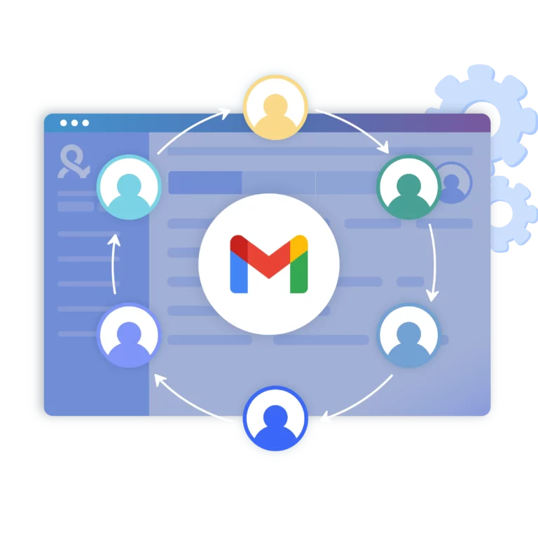 Imagem que demonstra os recursos de colaboração em equipe do Multilogin, permitindo que você gerencie contas.