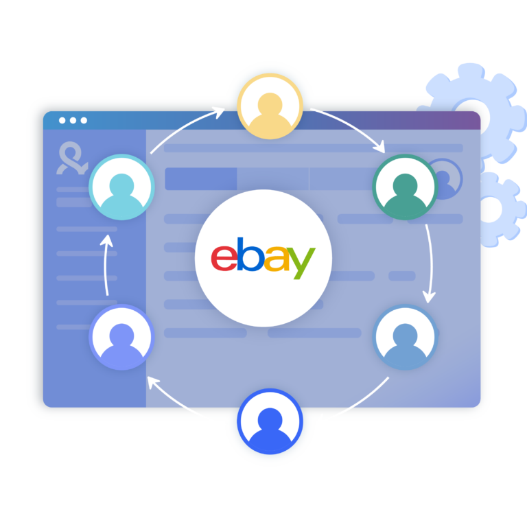 Image illustrating the ability to effortlessly manage eBay accounts from anywhere.