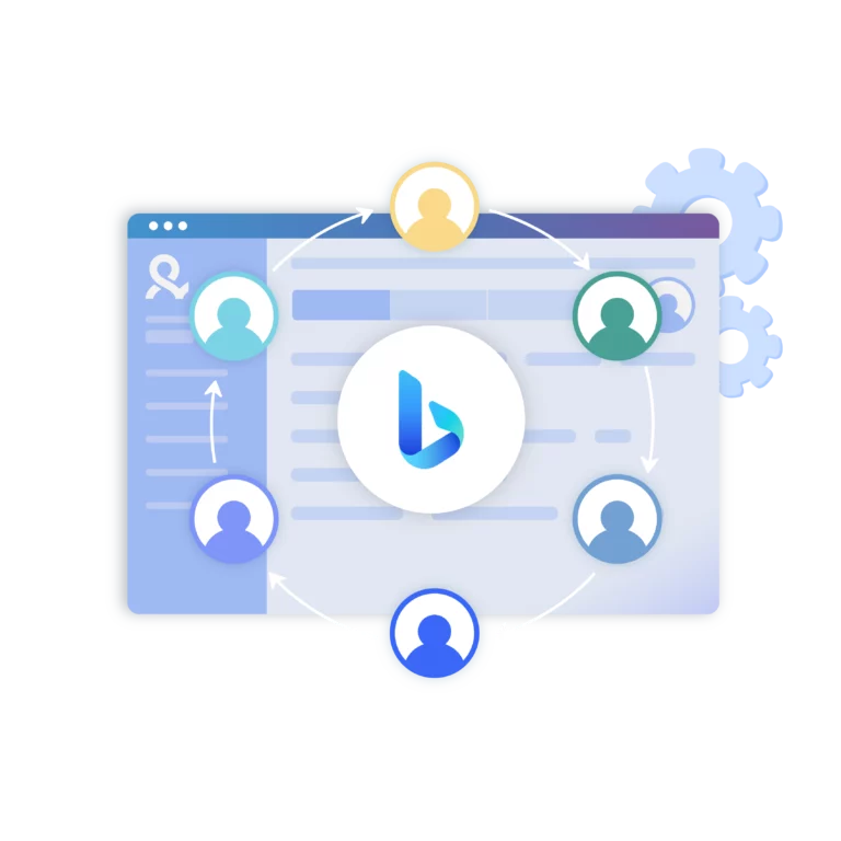 Collaborate with your team to securely manage Bing accounts using Multilogin for easy, undetectable browsing.