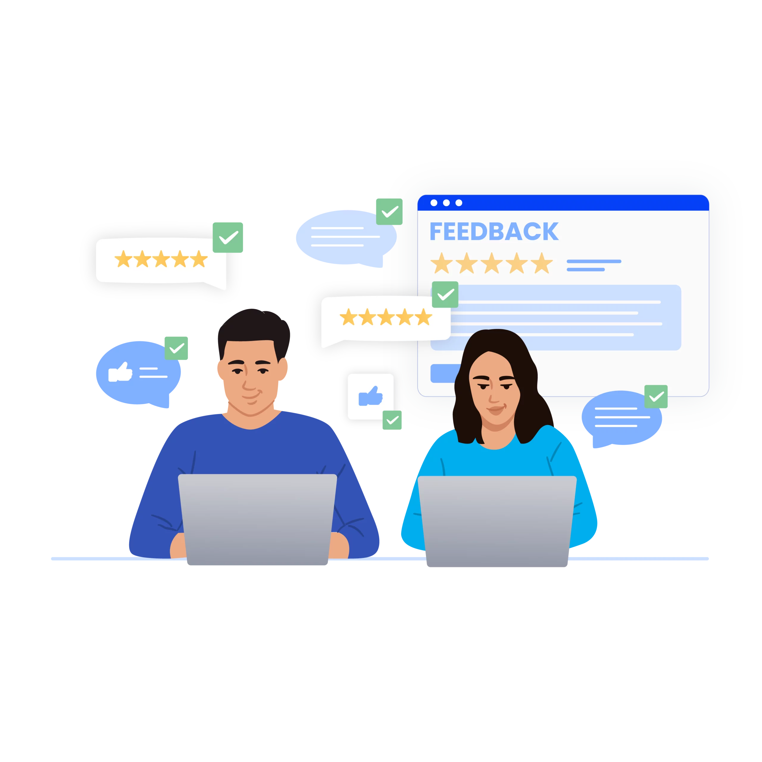 Image illustrating online reputation management with Multilogin's antidetect browser, maintaining anonymity across social media and forums.