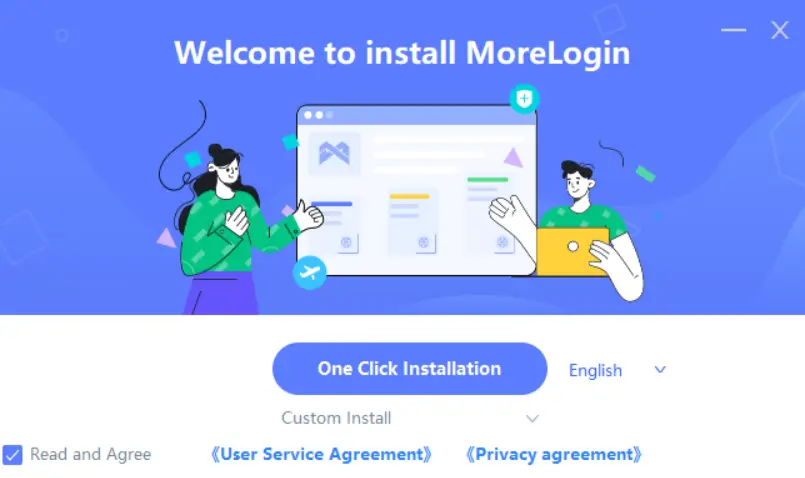 Installation wizard