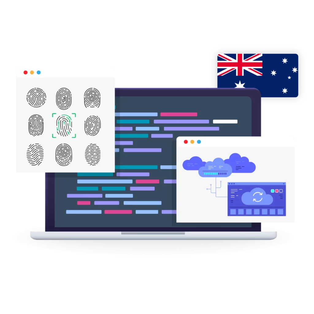 Image demonstrating how to overcome geographical restrictions and avoid anti-bot checks with Australia proxies, adjusting location settings to target specific regions.