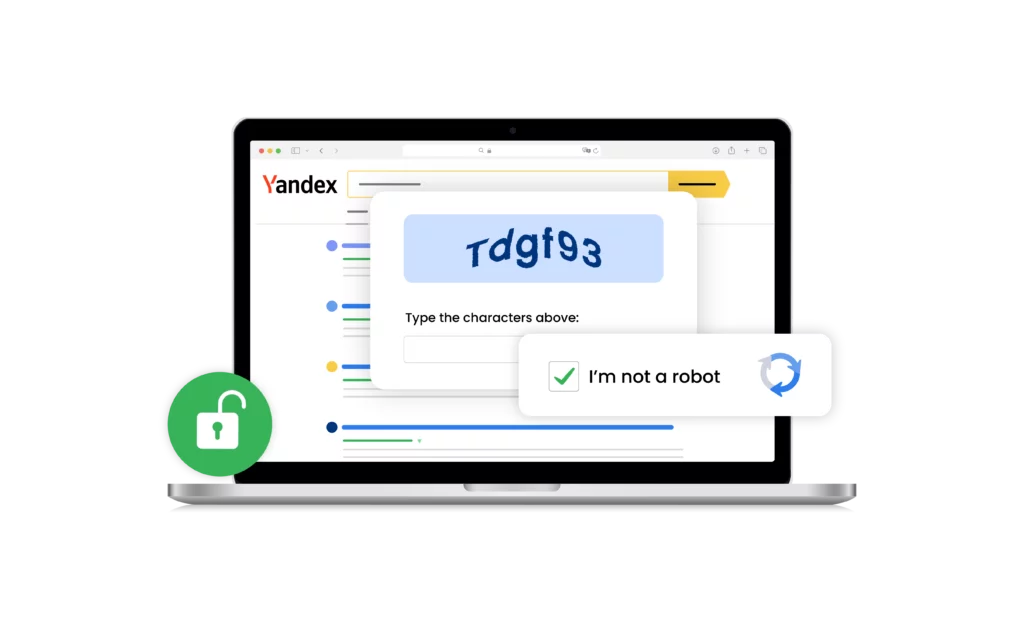 A visual of how to avoid IP Blocks & CAPTCHAs with SERP proxy