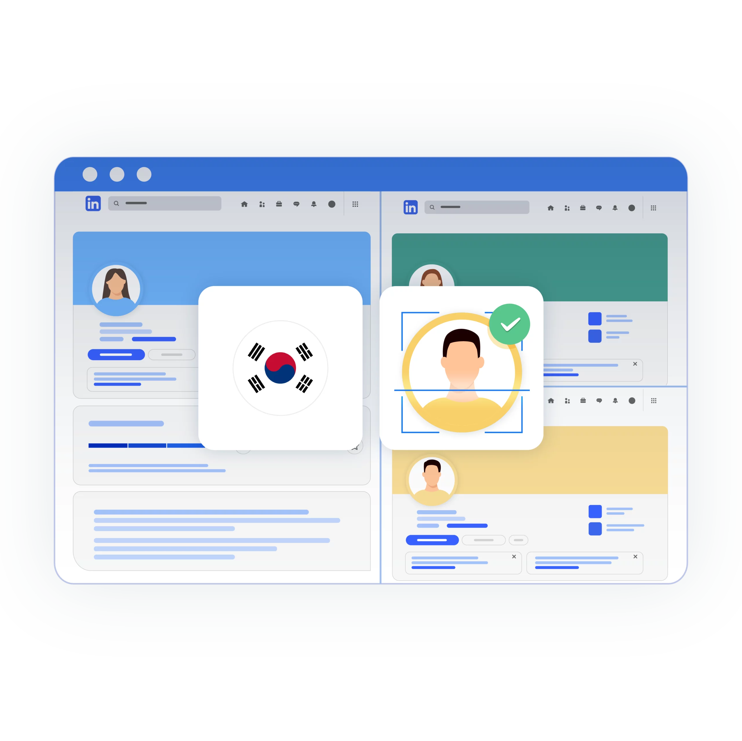 Image showing how to manage multiple accounts effortlessly with Multilogin, overcoming challenges like bans and CAPTCHA checks.