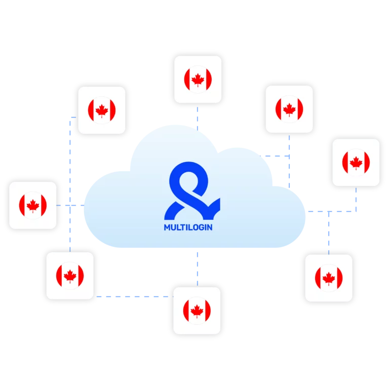 Image demonstrating how Canada proxies & antidetect browser help maximize session duration securely.