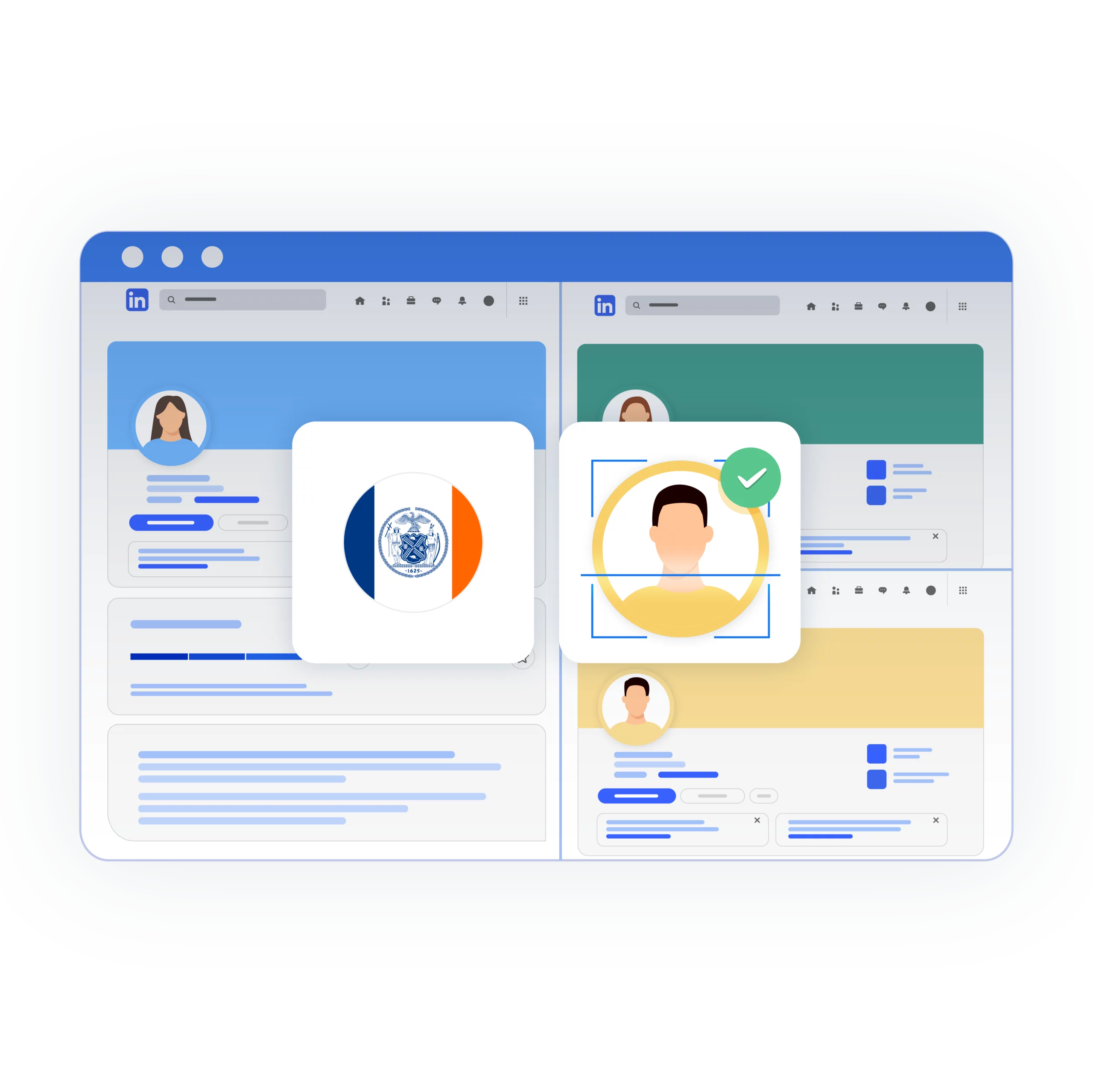 Image showing how to manage multiple accounts effortlessly with high-quality New York IPs, offering 24-hour sessions.