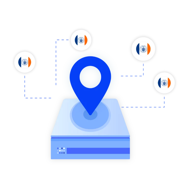 Image illustrating how Multilogin fully supports all types of proxies, including third-party proxies for New York.