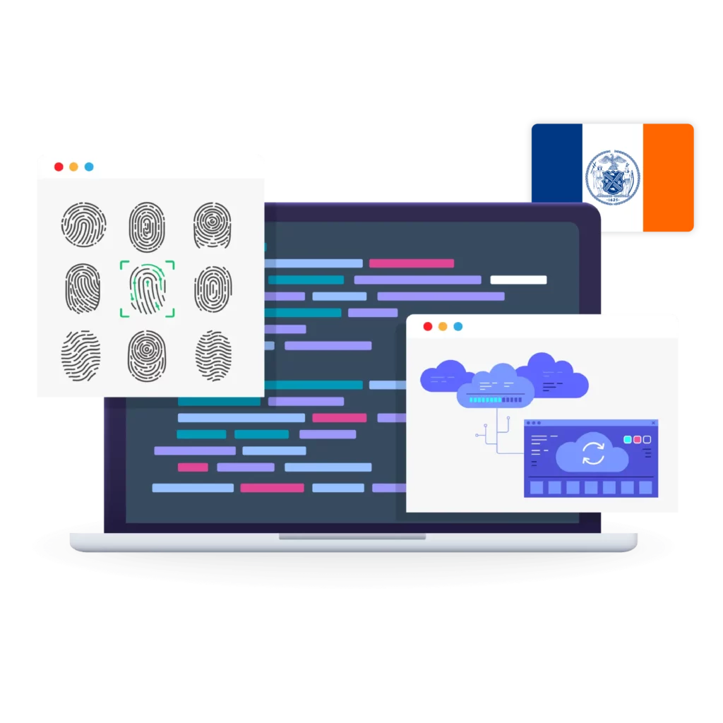 Image demonstrating how to overcome geographical restrictions and avoid anti-bot checks with NYC proxies, using Multilogin to access premium IPs.