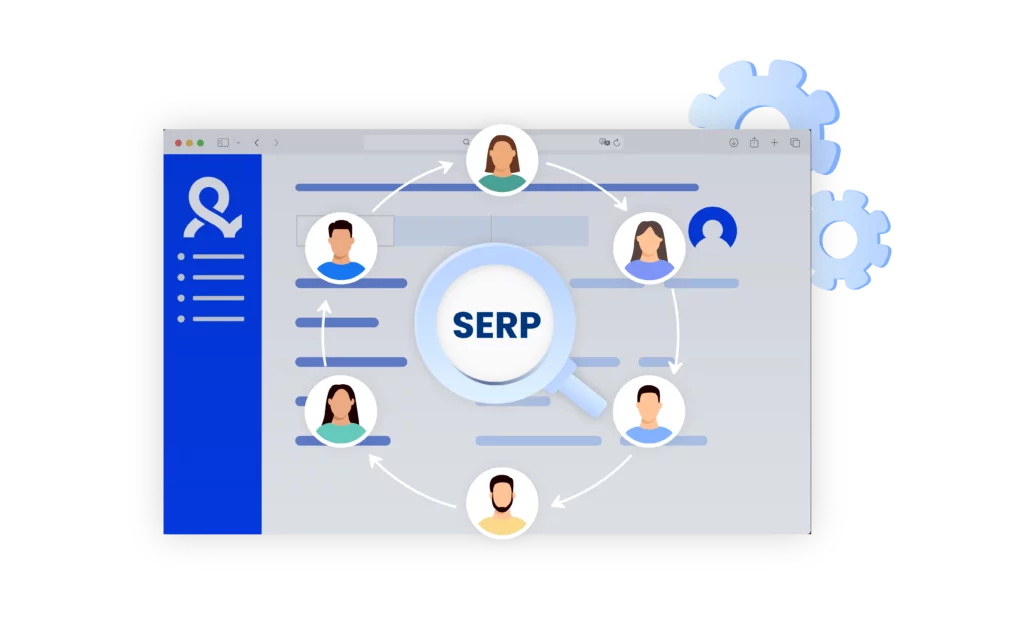 An illustration of how to optimize team workflows with proxy search engine