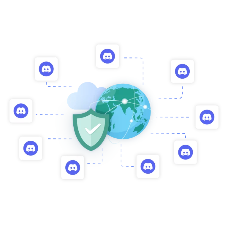 Run location-specific Discord accounts with geo proxies for secure access and enhanced anonymity.