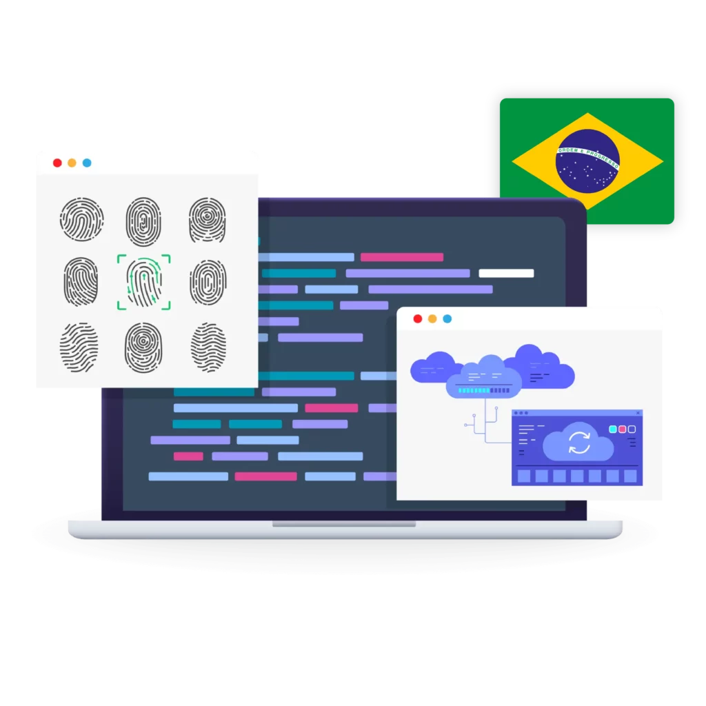 Image demonstrating how to overcome geographical restrictions and avoid anti-bot checks with Brazil proxies, adjusting location settings to target specific regions.