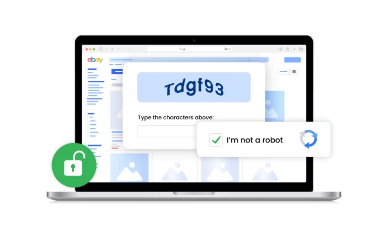 An illustration of bypassing IP blocks and CAPTCHAs with online shopping proxies