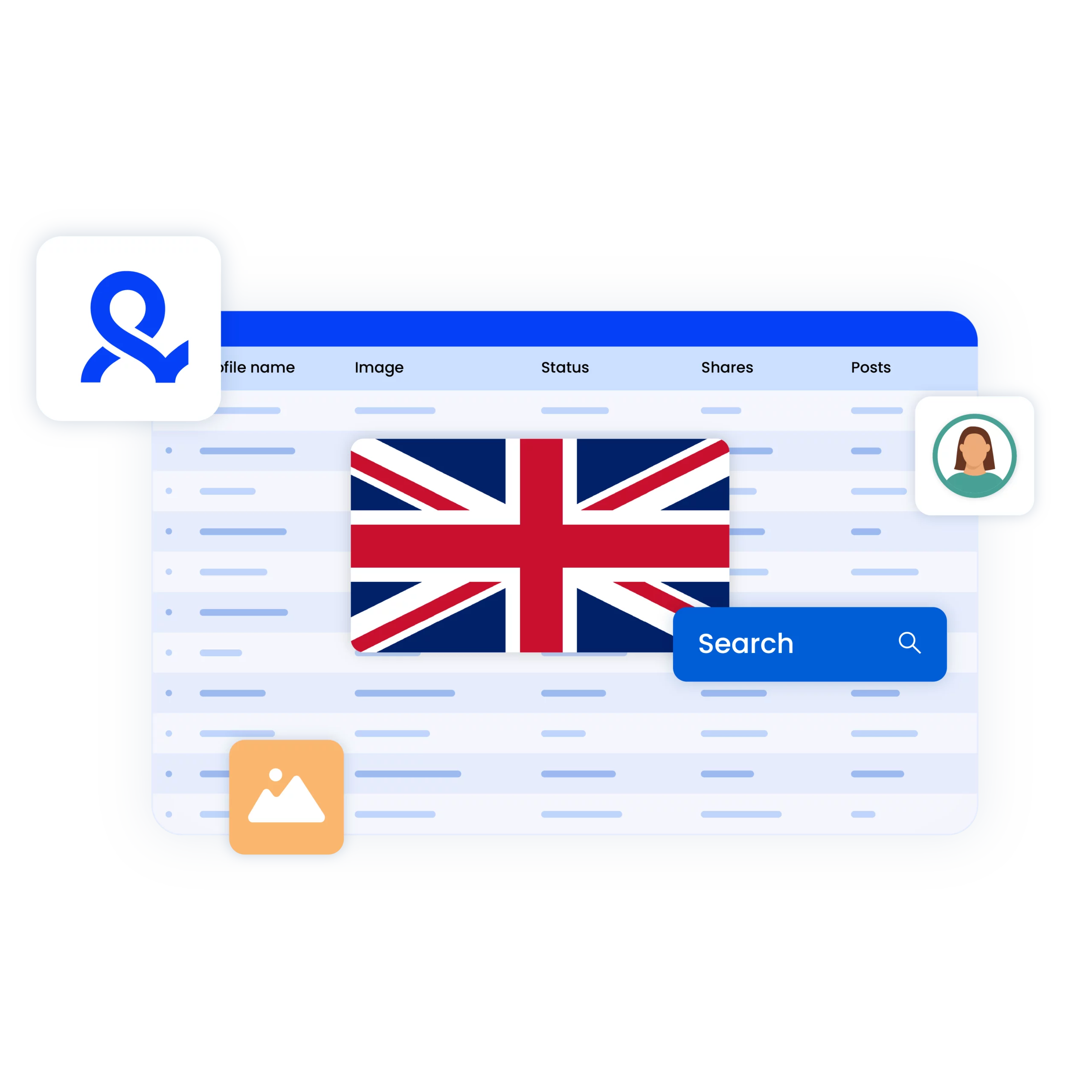 Image showcasing using Multilogin’s London proxy, accessing premium IPs and bypassing restrictions.