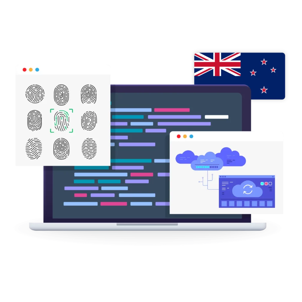 an image demonstrating how to bypass geographical restrictions and overcome anti-bot measures with Multilogin’s New Zealand proxy.
