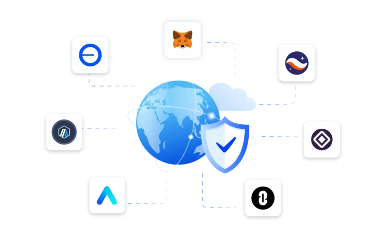 An illustration of how to access crypto platforms securely from anywhere with proxies, ensuring privacy and avoiding geo-restrictions.
