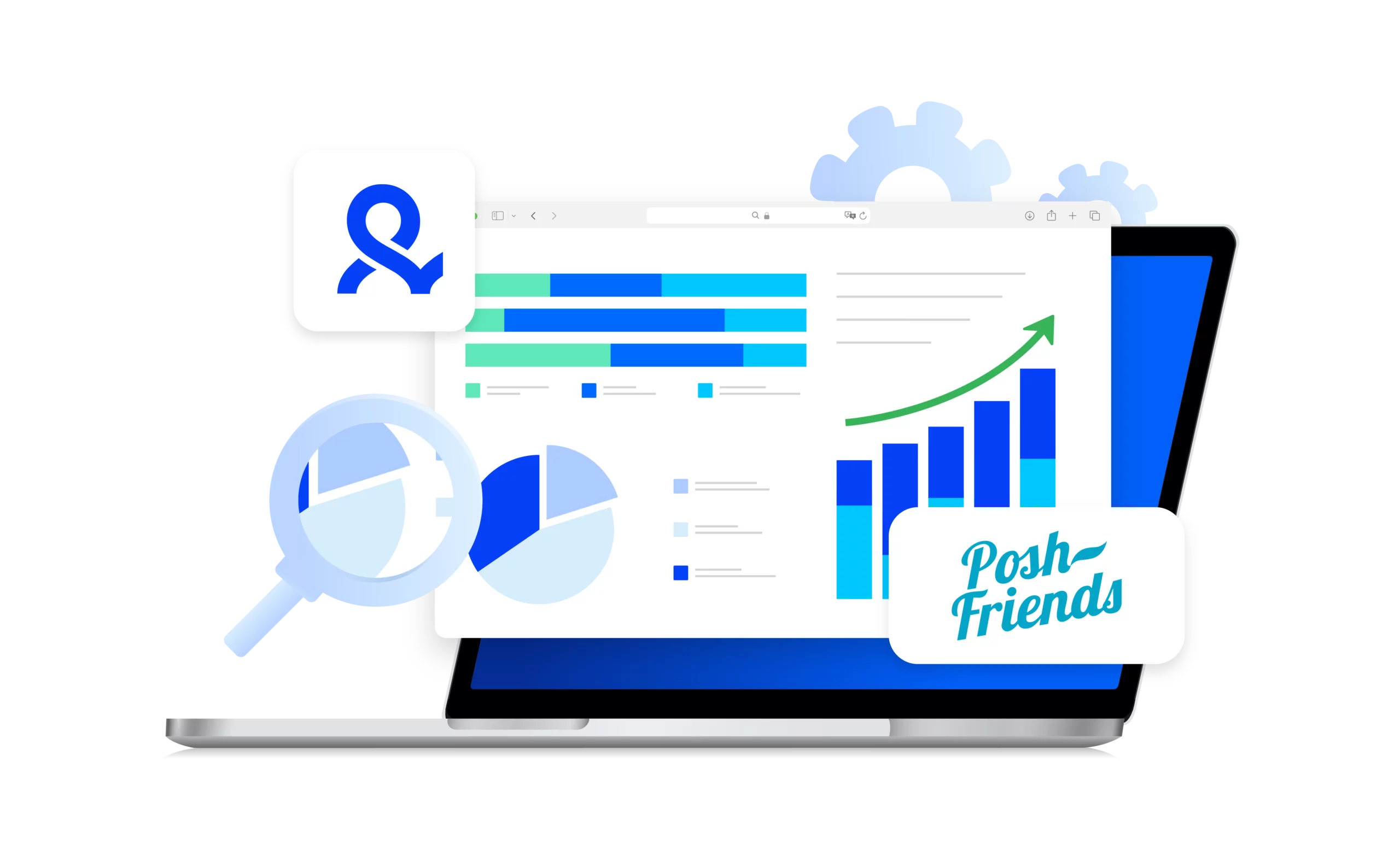 Analytics highlighting maximizing earnings with Poshfriends and Multilogin