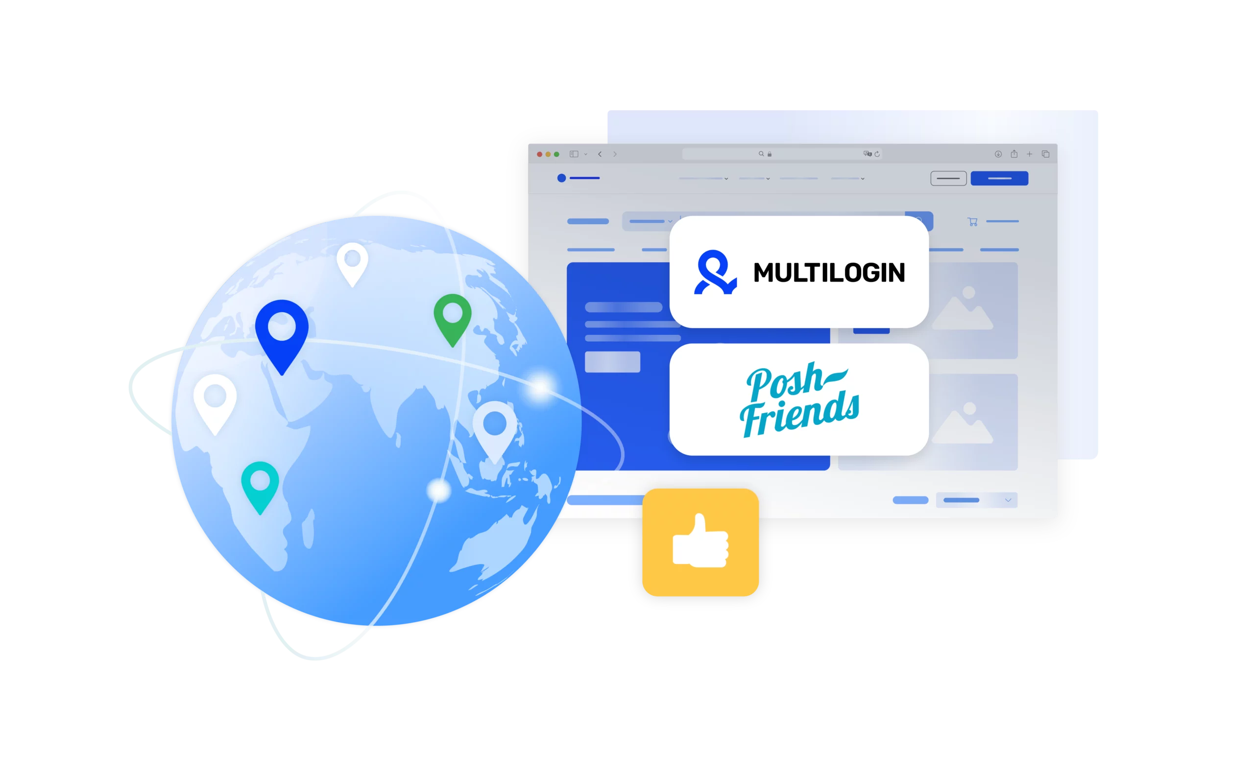 Targeting international markets with Poshfriends login and Multilogin