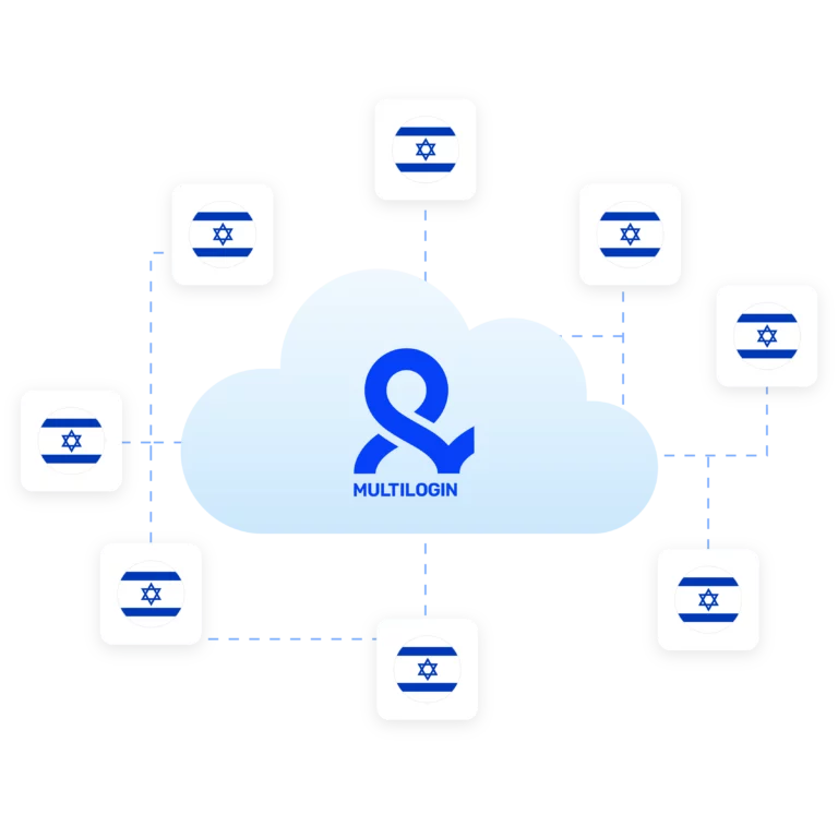 Illustration of extending session stability with Israel proxies for secure and uninterrupted browsing.