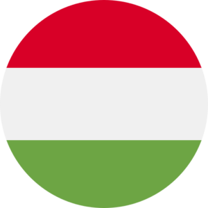 Round icon of the Hungarian flag, representing Kameleo's country of origin.