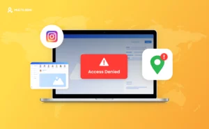 An illustration of instagram ip ban
