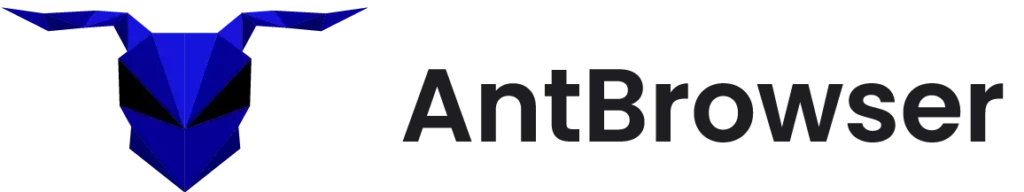 AntBrowser logo featuring a sleek, modern design with bold typography.