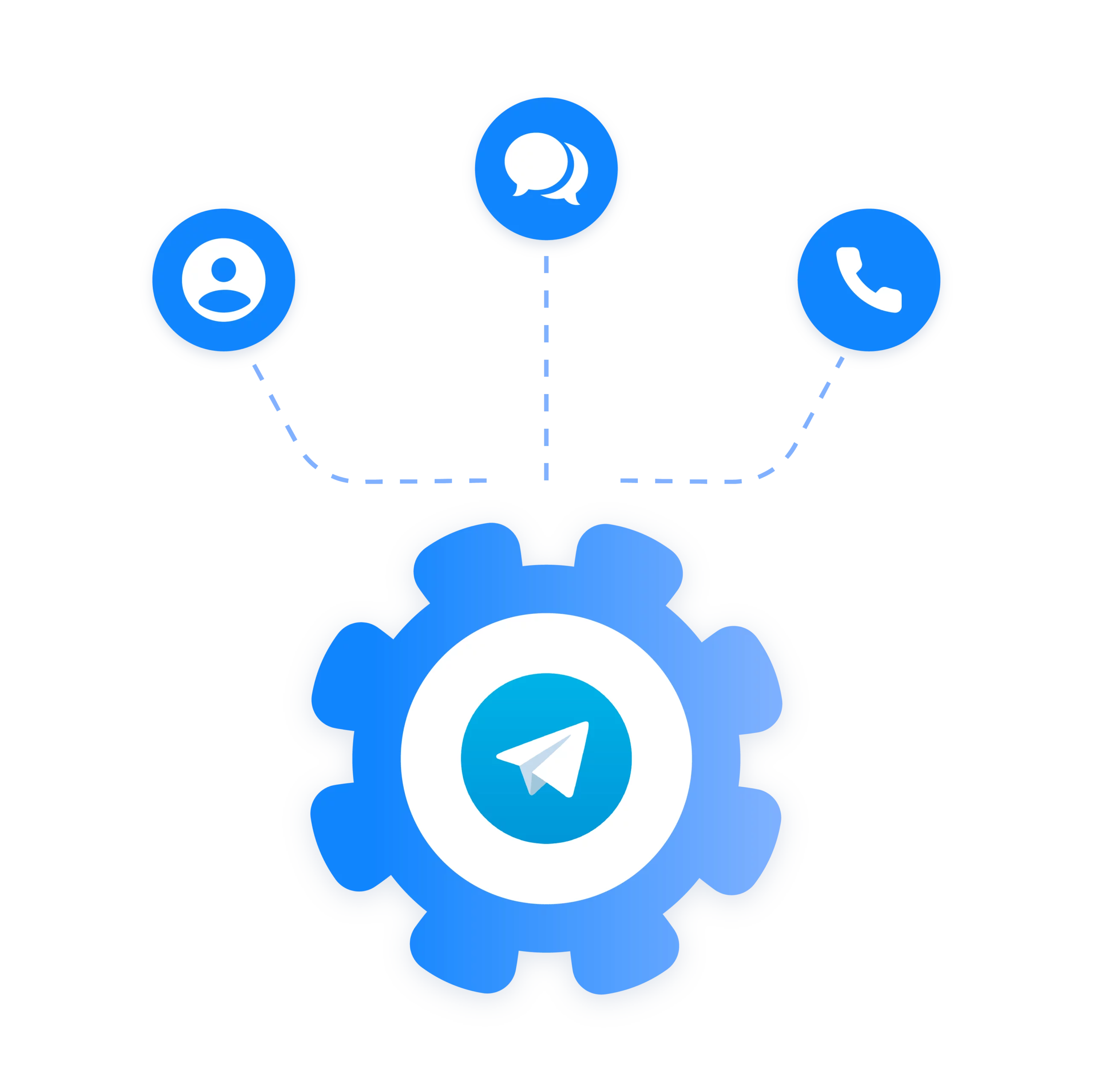 Изолированные профили Telegram