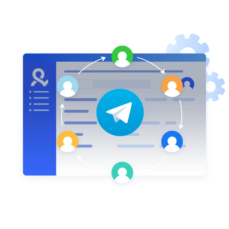 Передача профилей Telegram по ролям