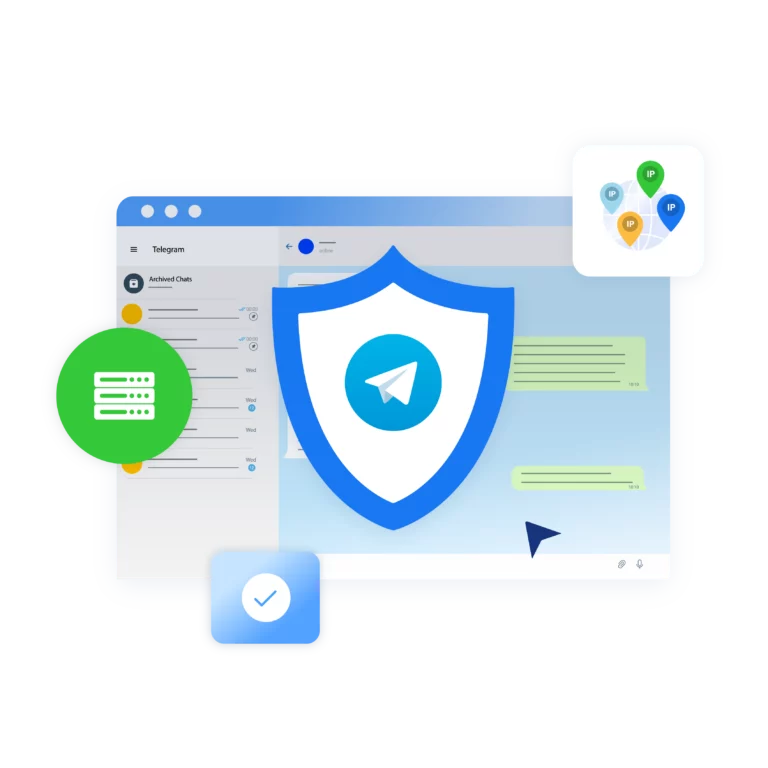 Безопасные прокси и IP для Telegram