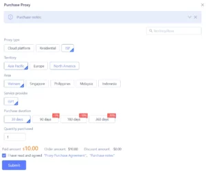 Proxy Management in MoreLogin