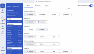 Multilogin cung cấp hai trình duyệt độc quyền: Mimic (dựa trên Chromium) và Stealthfox (dựa trên Firefox). tài khoản shopee bị hạn chế