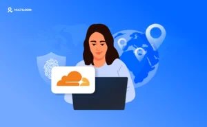 Cloudflare bypass concept showing secure browser environment and global IP location management