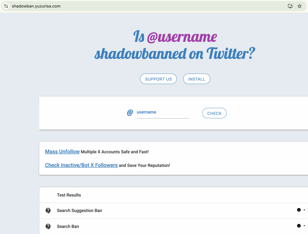 kiem tra twitter shadow ban