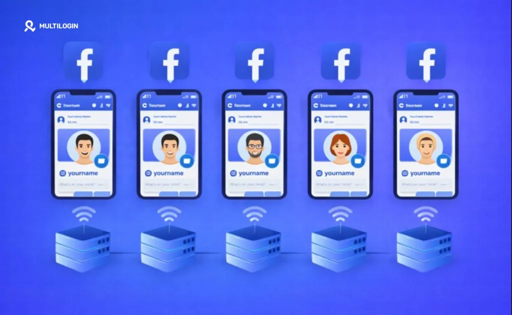 Управление несколькими личными аккаунтами Facebook через облачные телефоны Multilogin