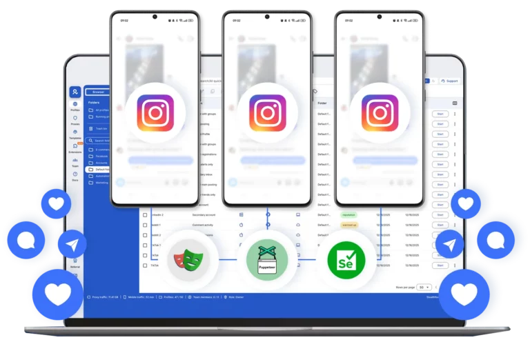 Автоматизация работы с аккаунтами Instagram в Multilogin
