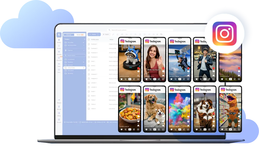 Cloud Phone for Instagram