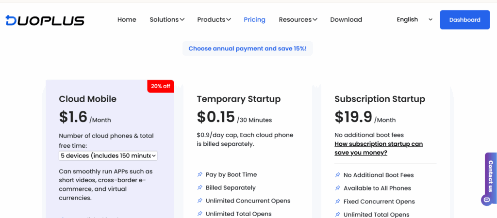 duoplus pricing