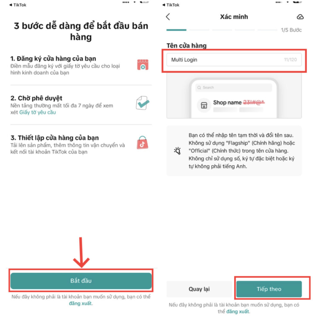 hướng dẫn tạo tài khoản tiktokshop. hướng dẫn liên kết tài khoản tiktok để mở tiktok shop. liên kết tài khoản bán hàng
