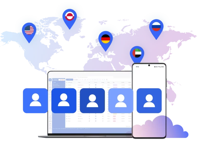 Multi account browser with built-in residential proxies for secure and isolated sessions