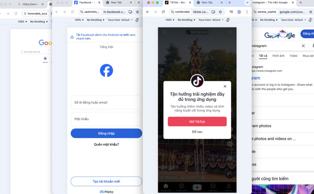 multilogin new - dùng nhiều tài khoản tiktok