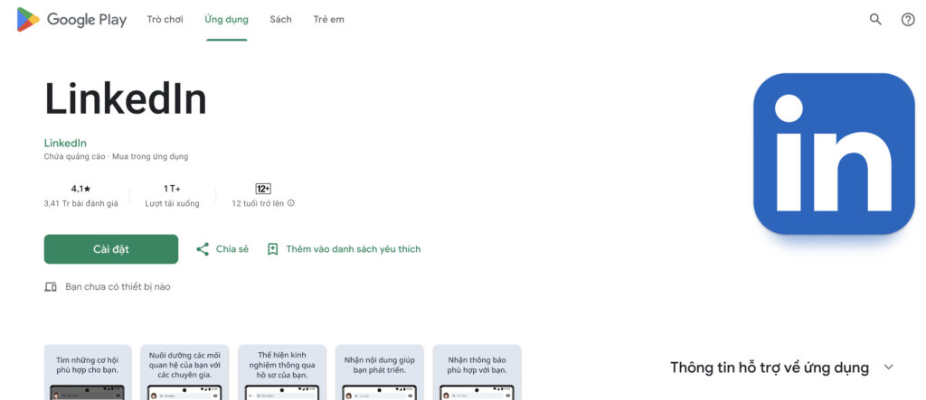 tải xuống linkedIn