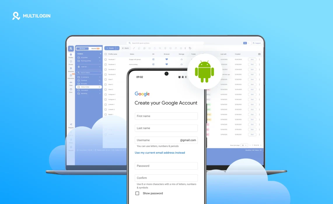 How to Create a Google Account Without a Phone Number With Multilogin Cloud Phone