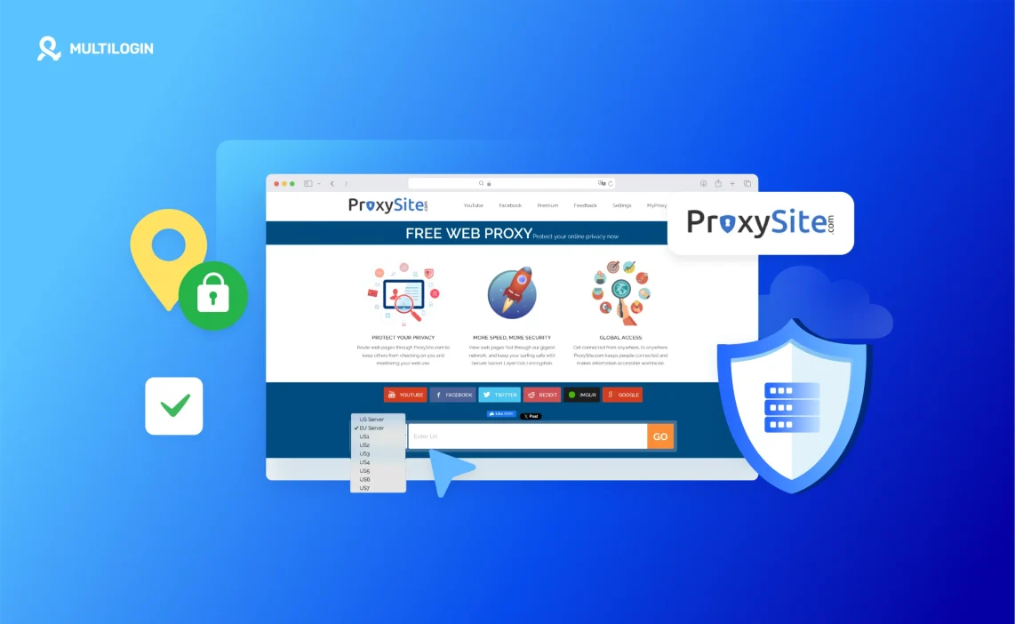 Обзор анонимного веб прокси Proxysite.com