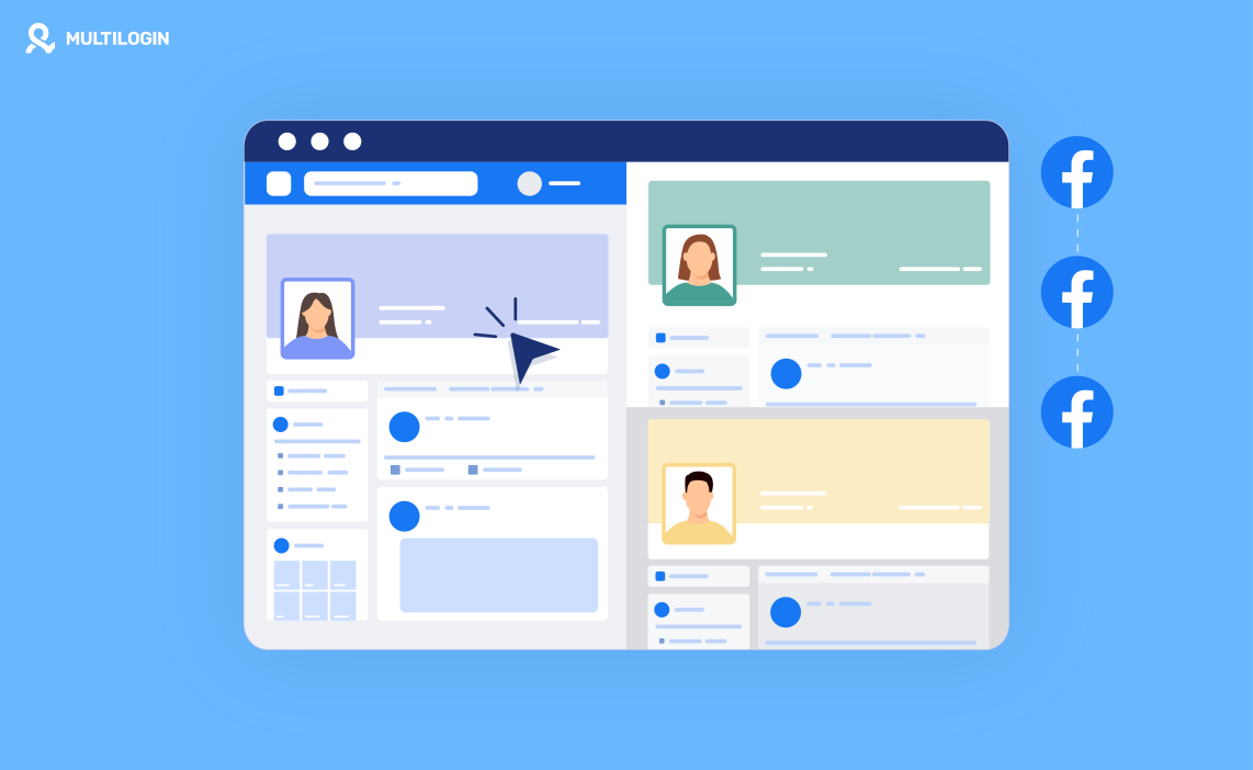 Manage multiple Facebook accounts